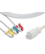 Cable IEC monobloc 3 branches à pince pour moniteur BP88s COLIN