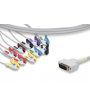 Cable patient IEC 10 fiches pince pour ECG Mac1200 GE HEALTHCARE