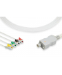 Cable de télémétrie IEC 4 brins finition pince pour LX-7120 FUKUDA (CMT-02FTH-0.8D)