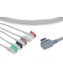 Cable de télémétrie IEC 5 brins finition pince pour SeerLight GE HEALTHCARE (2008594-004)