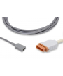 Cable adaptador de sonda de temperatura UU (conector rectangular) - GE HEALTHCAR 400 Series