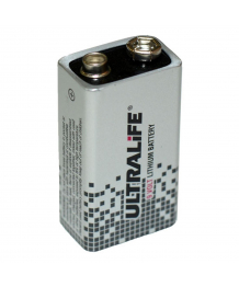 Pile lithium 9V lithium Ultralife (LS9V) (U9VL-J-P)