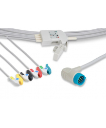 Cable de ECG clamp-on de 4 vías de una sola pieza para Touch7 SCHILLER