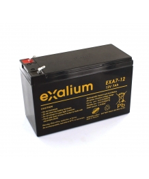 Batería de plomo 12V 7Ah (151x65x102) Exalium (EXA7-12)