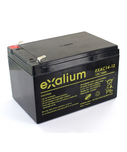 Battery 12V 12Ah (151x98x98) Exalium (EXA12-12FR) - Vlad