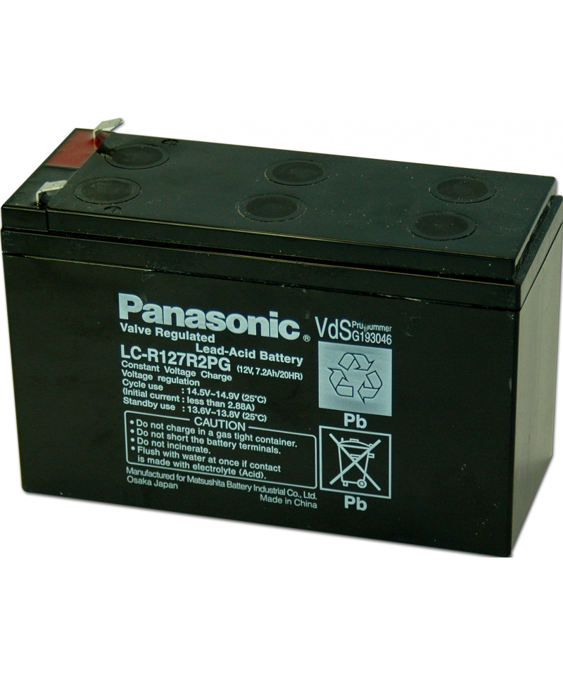 Аккумулятор panasonic lc r127r2pg1